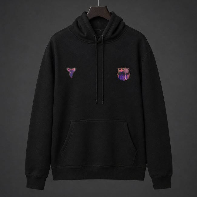 26/27 FC Barcelona Away Black Hoodie 9 Colors
