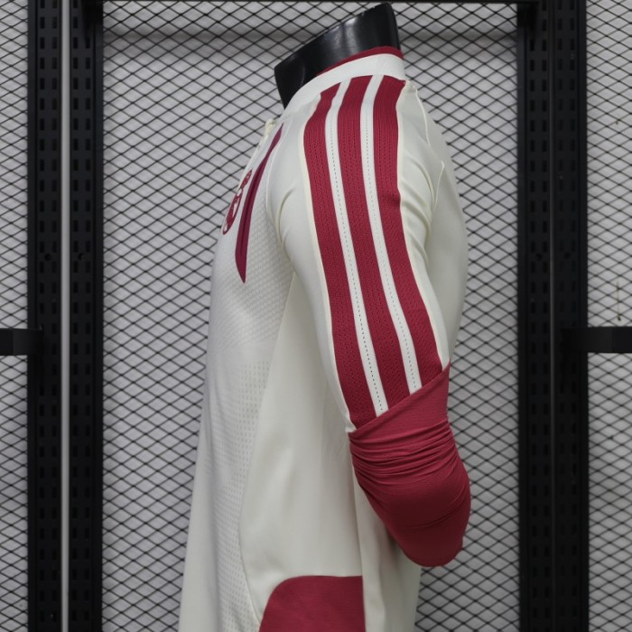 Player Version 26/27 Real Madrid CF White Red  Long Sleeve Jersey