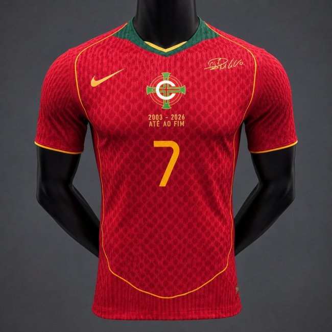 Player Version 2026 Portugal Red Cristiano Ronaldo Special Jersey