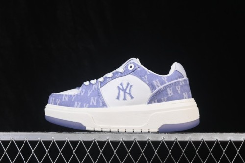 MLB Chunky Curve Liner New York Yankees Thick Sole Casual Running Shoes - 3ASXM016N50LDS