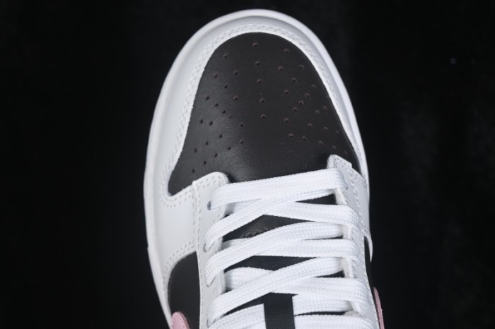 Nike SB Dunk Low White Black Pink Low-Top Casual Skate Shoes - IB8510-100