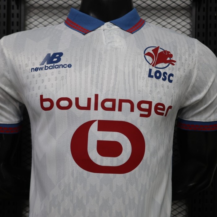 Player Version 26/27 LOSC Lille White Away Jersey