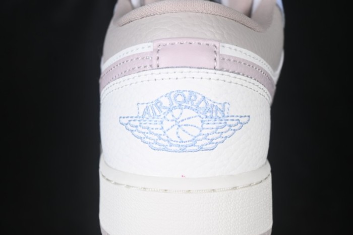 Nike Air Jordan 1 Low AJ1 White Pink Blue Low-Top Retro Cultural Basketball Shoes - IV3219-161