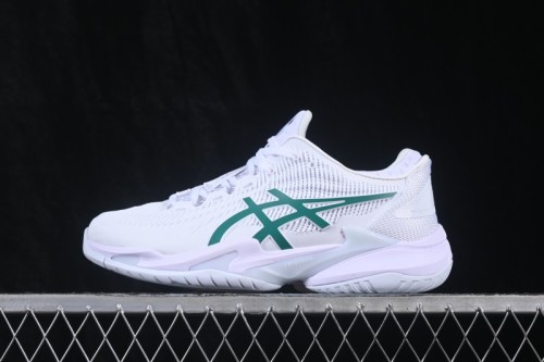 Asics Court FF 3 Retro Cushioned Running Shoes with Breathable Upper - 1041A361-100