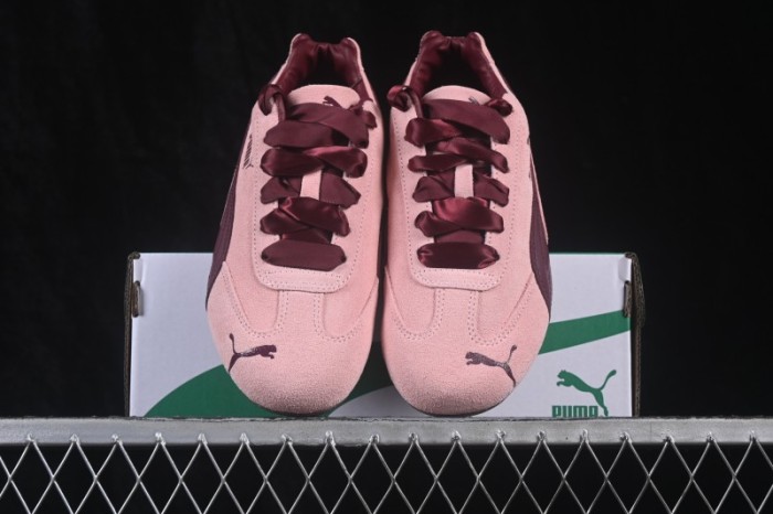 Puma Speedcat Low-Top Lifestyle Racing Sneakers with Leather Upper - 408177-01