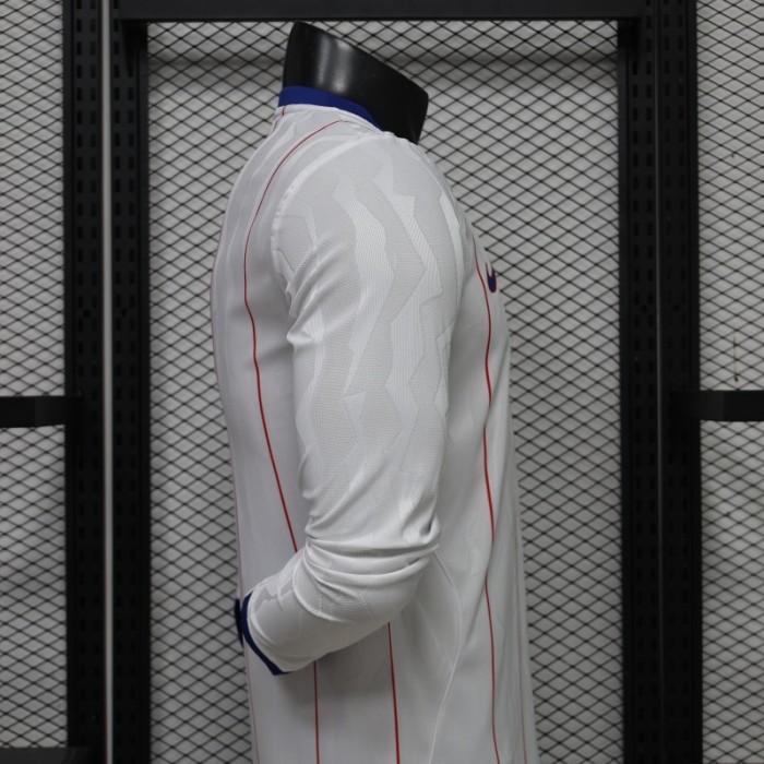 Player Version 26/27 Chelsea FC White with Red Pinstripe Third Long Sleeve Jersey