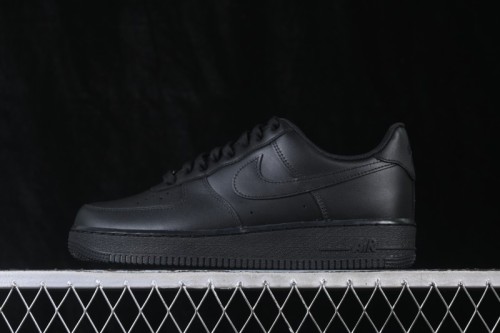 Nike Air Force 1 '07 Low All-White Leather Casual Sneakers - CW2288-001