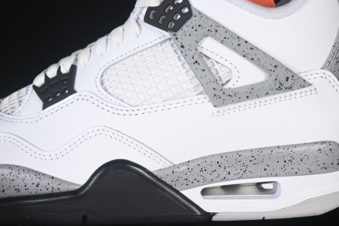 Nike Air Jordan 4 Retro White Cement Basketball Shoes - FV5029-100