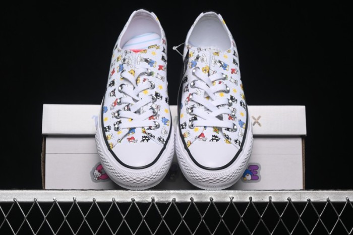Converse ×Hello Kitty and Friends Picnic Chuck Taylor All Star Hi Low-Top Casual Skate Shoes - A17700C