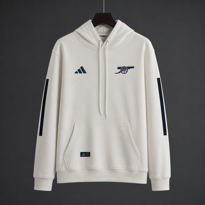 26/27 Arsenal Away White Hoodie 9 Colors