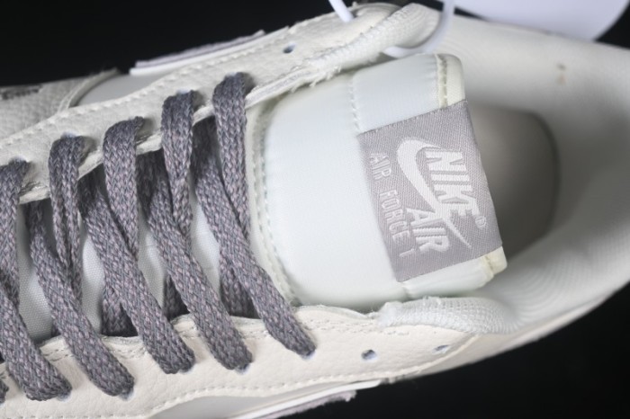 Nike Air Force 1 '07 Low Light Bone Grey Low-Top Casual Skate Shoes - DN9688-107