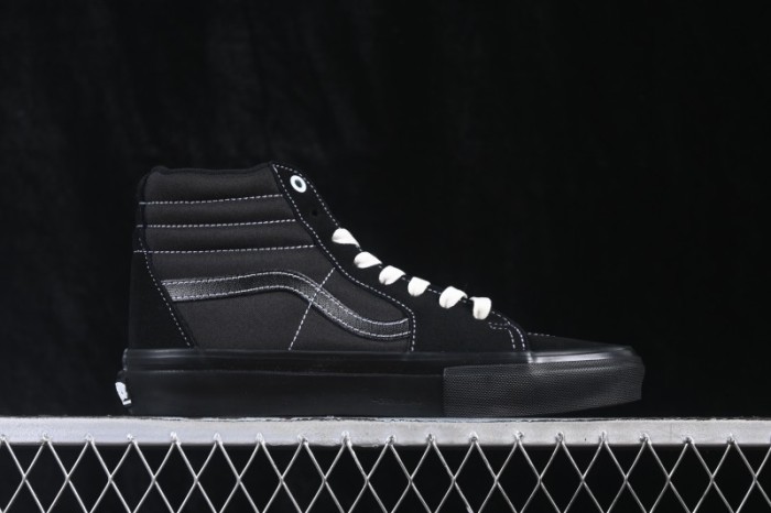 Vans Skate Sk8-Hi Retro Casual Low-Top Skate Shoes - VN0A5FCCBLK