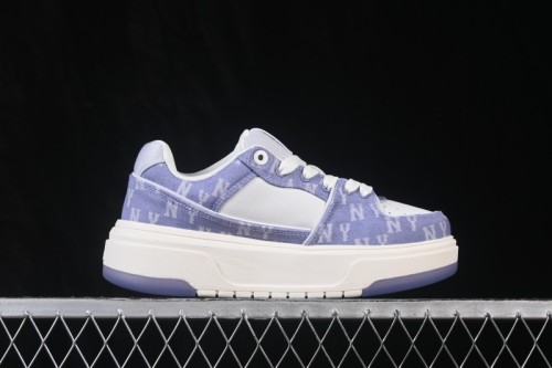 MLB Chunky Curve Liner New York Yankees Thick Sole Casual Running Shoes - 3ASXM016N50LDS