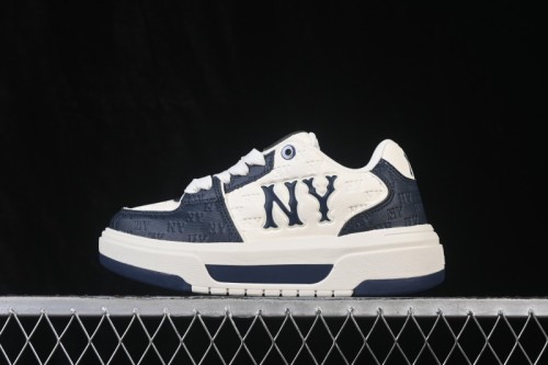 MLB Chunky Curve Liner New York Yankees Thick Sole Casual Running Shoes - 3ASXM066N50NYS