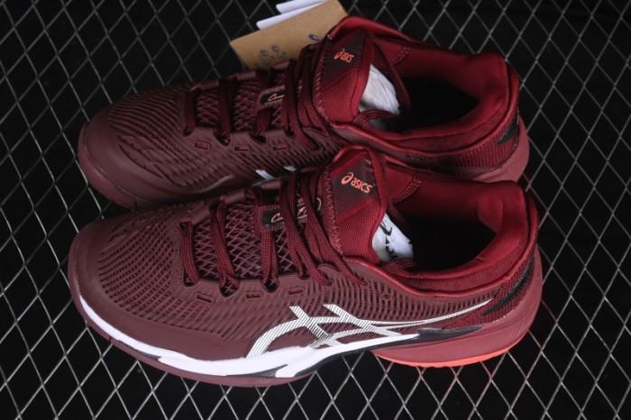Asics Court FF 3 Novak Retro Breathable Cushioned Casual Running Shoes - 1041A370-600