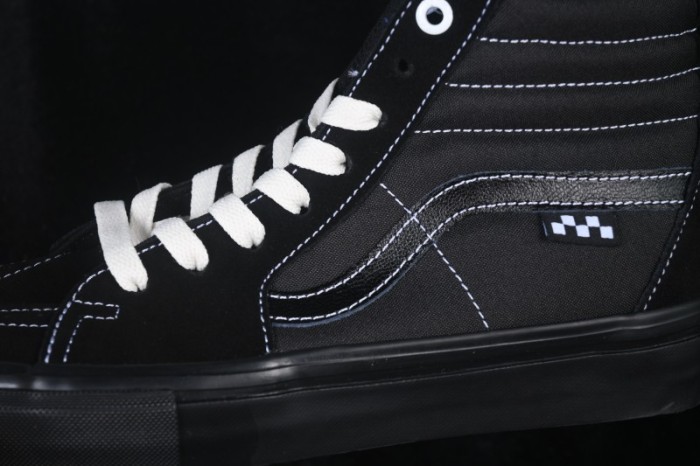 Vans Skate Sk8-Hi Retro Casual Low-Top Skate Shoes - VN0A5FCCBLK