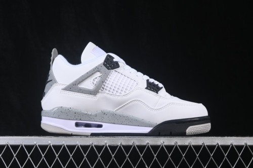 Nike Air Jordan 4 Retro White Cement Basketball Shoes - 840606-192
