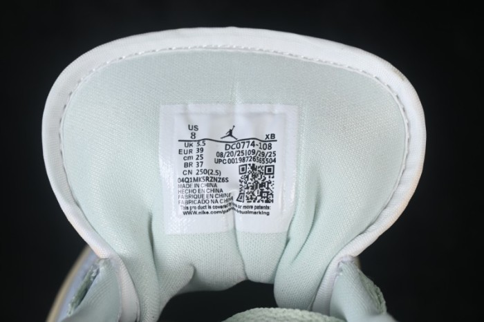 Air Jordan 1 Low AJ1 Light Blue Colorblock Low-Top Culture Casual Sneakers - DC0774-108