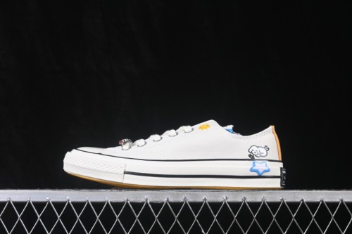 Converse Matsui Chuck 70 Low-Top Canvas Sneakers Simple Fresh Lace-Up Round Toe - A21362C