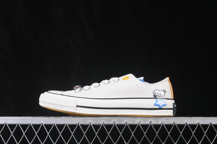 Converse Matsui Chuck 70 Low-Top Canvas Sneakers Simple Fresh Lace-Up Round Toe - A21362C