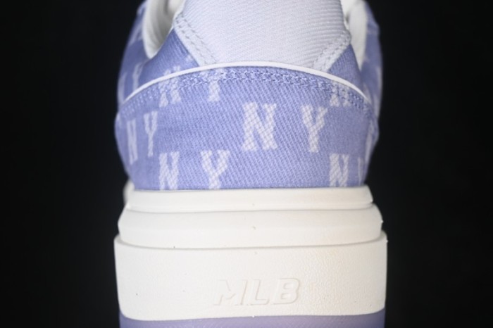 MLB Chunky Curve Liner New York Yankees Thick Sole Casual Running Shoes - 3ASXM016N50LDS