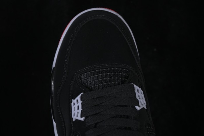 Nike Air Jordan 4 Retro 'Bred' Basketball Shoes - 308497-060