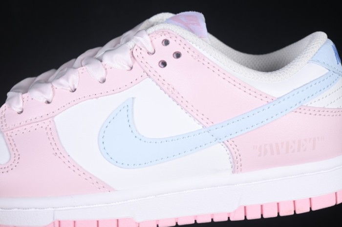 Nike SB Dunk Low White Grey Pink Low-Top Casual Skateboarding Shoes - IB3484-001