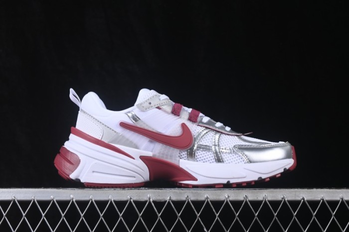 Nike V2K Run Retro Low-Top Running Shoes with Cushioning and Anti-Slip - FD0736-118