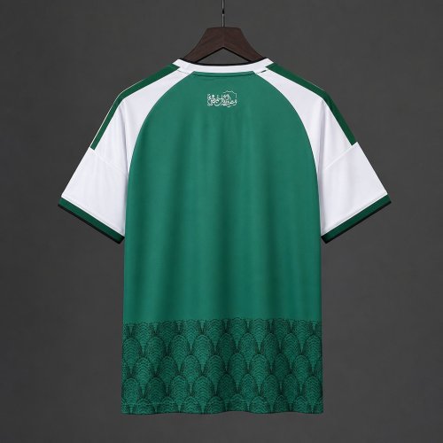 26/27 Al-Ahli Saudi FC Green with White Sleeve & Scale Pattern Home Jersey