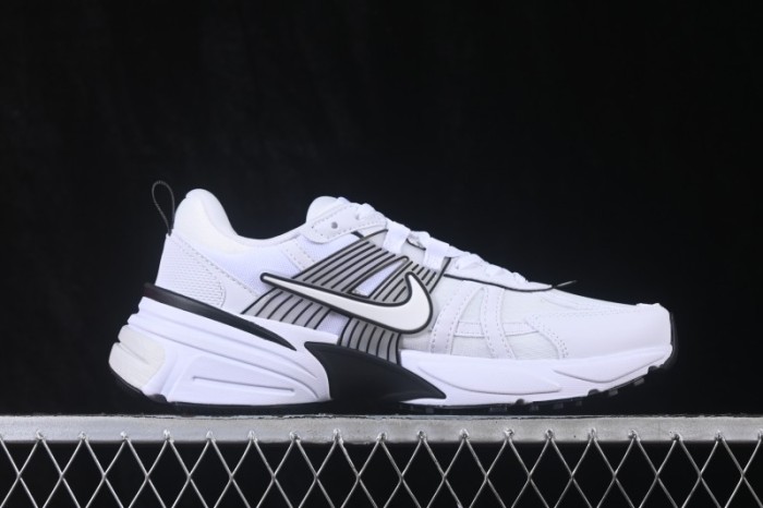 Nike V2K Run Retro Running Shoes with Cushlon Cushioning and Vintage Style - HF5342-100