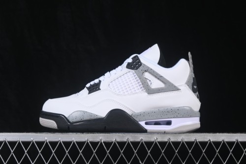 Nike Air Jordan 4 Retro White Cement Basketball Shoes - 840606-192