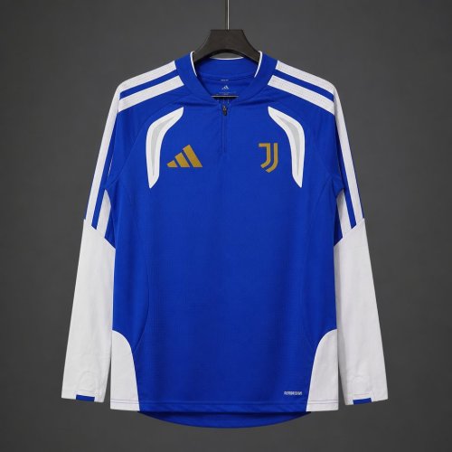 26/27 Juventus FC Blue & White Quarter-Zip Training Top