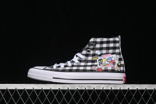 Converse × Hello Kitty and Friends Picnic Chuck Taylor All Star Hi High-Top Casual Skate Shoes - A17697C