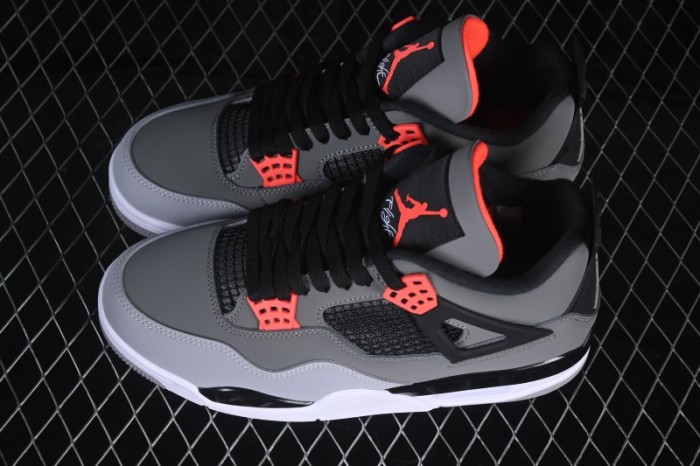 Air Jordan 4 Retro Infrared Black Grey - DH6927-061
