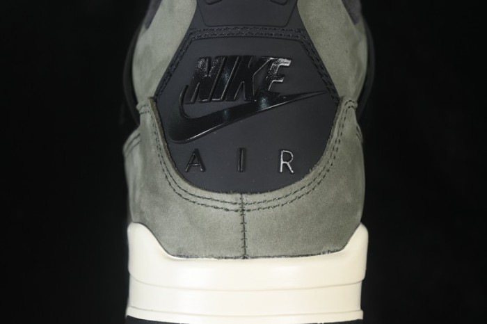 Air Jordan 4 Retro x Undefeated Olive Suede Sneakers - IB1519-200