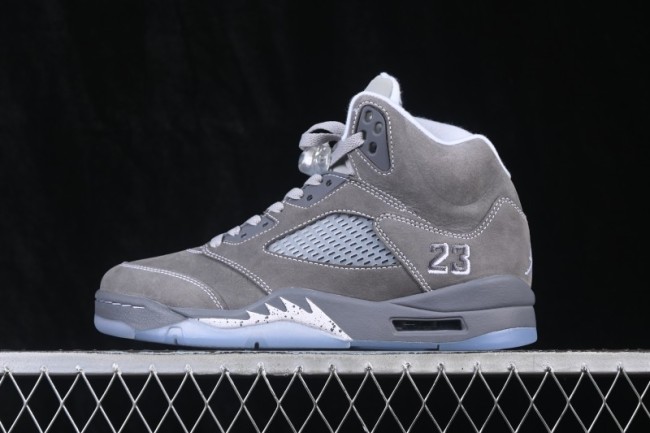 Air Jordan 5 Wolf Grey Basketball Shoes - DD0587-002