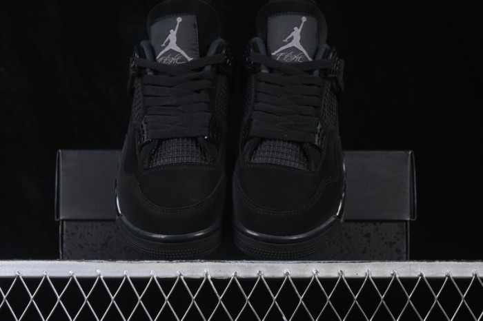 Nike Air Jordan 4 Retro Black Cat Basketball Shoes - CU1110-010