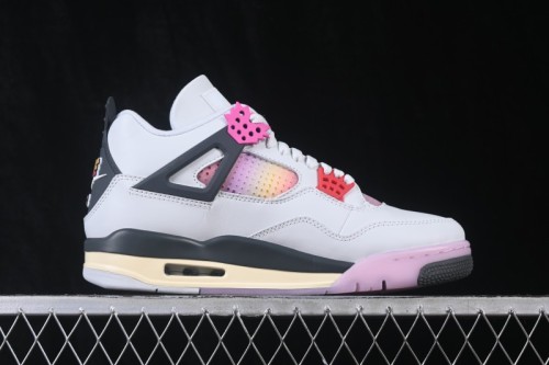 Nike Air Jordan 4 Retro Comic Style Basketball Shoes - JA1135-100