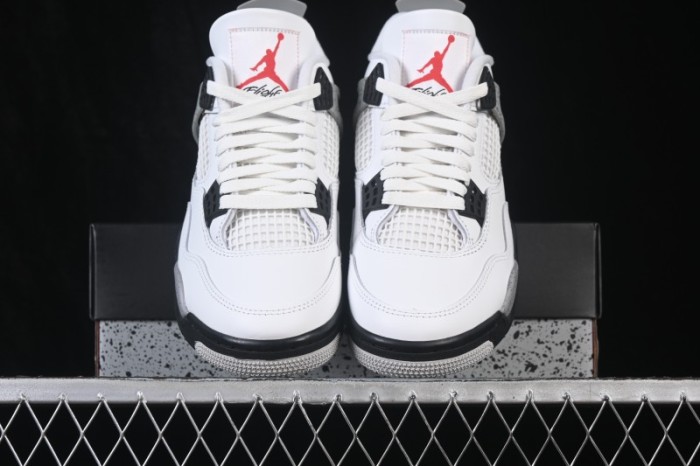 Nike Air Jordan 4 Retro White Cement Basketball Shoes - FV5029-100