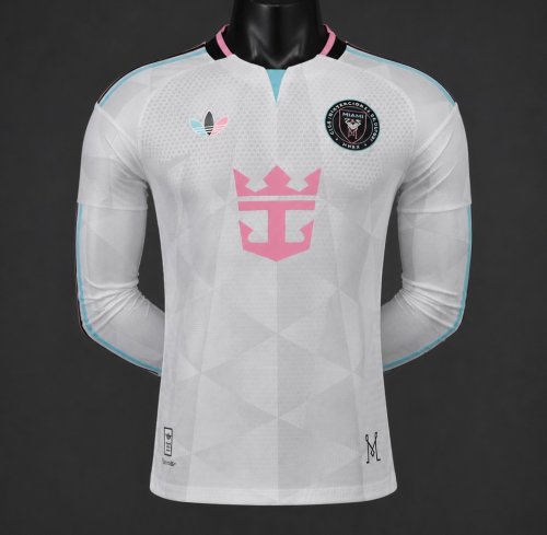 Player Version 26/27 Inter Miami CF Away Long Sleeve Jersey
