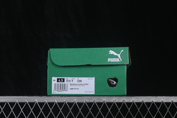Puma Speedcat Low-Top Lifestyle Racing Sneakers with Leather Upper - 408177-01