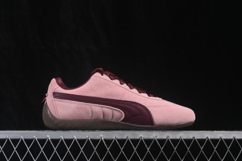 Puma Speedcat Low-Top Lifestyle Racing Sneakers with Leather Upper - 408177-01
