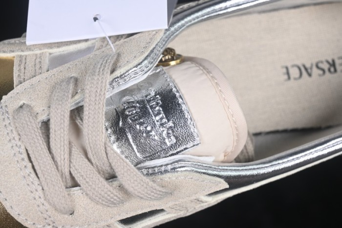 Versace x Onitsuka Tiger Tai-Chi Sakura Lace-Up Flat Low-Top Casual Sneakers - G.C3