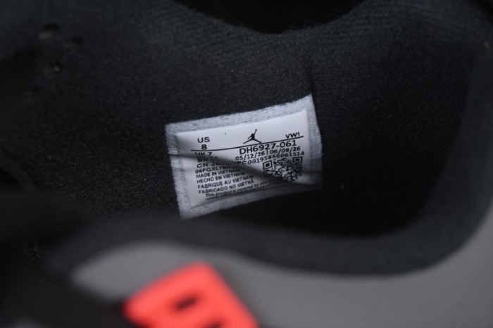 Air Jordan 4 Retro Infrared Black Grey - DH6927-061