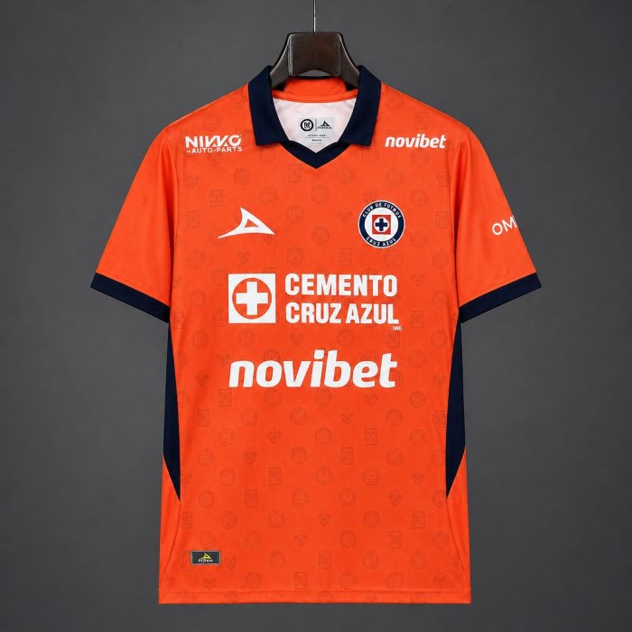 26/27 Cruz Azul Goalkeeper Third Orange Jersey