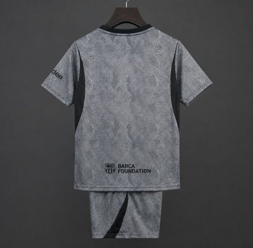 26/27 Kids Barcelona Goalkeeper Grey Jersey