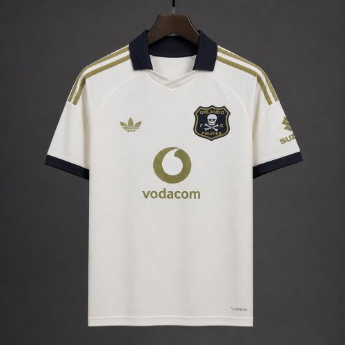26/27 Orlando Pirates Away White Jersey