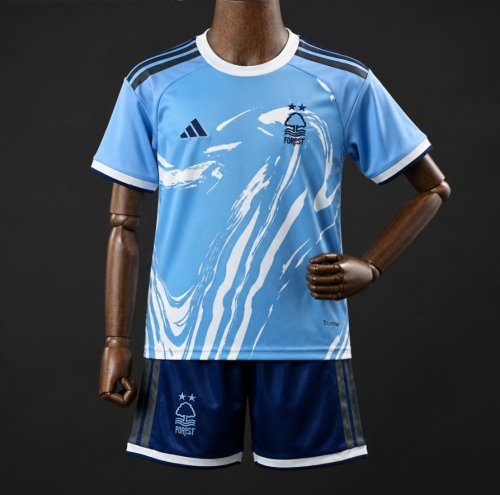26/27 Kids Nottingham Forest Third Blue Jersey