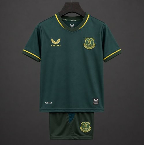26/27 Kids Everton Third Green Jersey