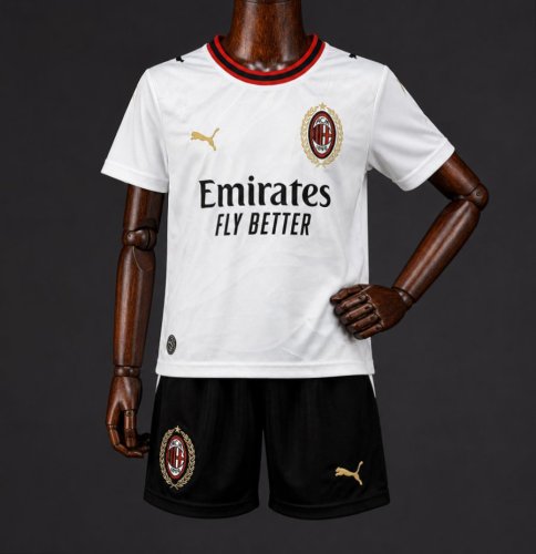 26/27 Kids AC Milan Away White Jersey
